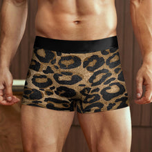Charger l&#39;image dans la galerie, Sous-vêtements pour hommes NS6005002 Boxer taille haute avec large ceinture élastique personnalisé avec photo texte prénom (conception une image)
