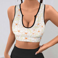 Charger l&#39;image dans la galerie, Soutien-gorge de sport femme yoga crop top push up top YJ053 personnalisé avec photo texte logo (conception une image)
