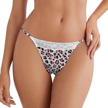 Charger l&#39;image dans la galerie, String en dentelle pour femme LM670 personnalisé avec photo texte prénom
