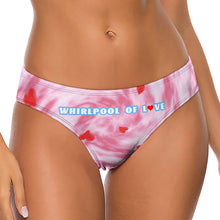Charger l&#39;image dans la galerie, String taille basse en pur coton NZ207 imprimé intégral dos en T pour femme personnalisé avec photo texte prénom
