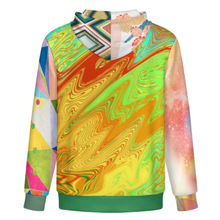 Charger l&#39;image dans la galerie, Sweat-shirt à capuche zippé pour adolescent LM516 personnalisée avec prénom motif texte (conception multi-images)
