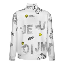 Charger l&#39;image dans la galerie, Sweat-shirt unisexe à manches longues et col montant ANY personnalisé avec photo texte prénom
