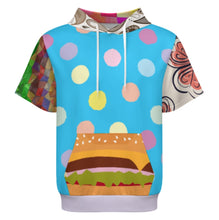 Charger l&#39;image dans la galerie, Sweat à capuche à manches courtes LM250 pour femme et homme personnalisée avec prénom motif texte (conception multi-images)
