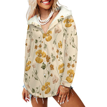 Charger l'image dans la galerie, Sweat à capuche double couche pour femme MWL507 personnalisé avec photo texte prénom (conception une image)
