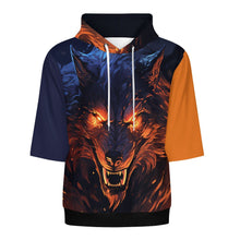 Charger l&#39;image dans la galerie, Sweat à capuche pour homme et femme LM033 demi-manches design multi-images en tissu de santé (également appelée couche d&#39;air) personnalisée avec prénom motif texte
