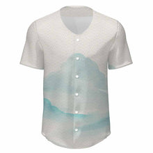 Charger l&#39;image dans la galerie, T-shirt boutonné baseball manches courtes pour homme personnalisé avec photo texte prénom (conception une image)
