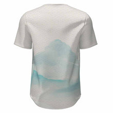 Charger l&#39;image dans la galerie, T-shirt boutonné baseball manches courtes pour homme personnalisé avec photo texte prénom (conception une image)
