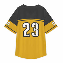 Charger l&#39;image dans la galerie, T-shirt de baseball boutonné à manches courtes pour hommes TSYX personnalisé avec photo texte prénom (conception une image)
