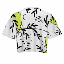 Charger l&#39;image dans la galerie, T-shirt à col rond pour femme haut court chemise de plage MSYX253 personnalisé avec photo texte motif
