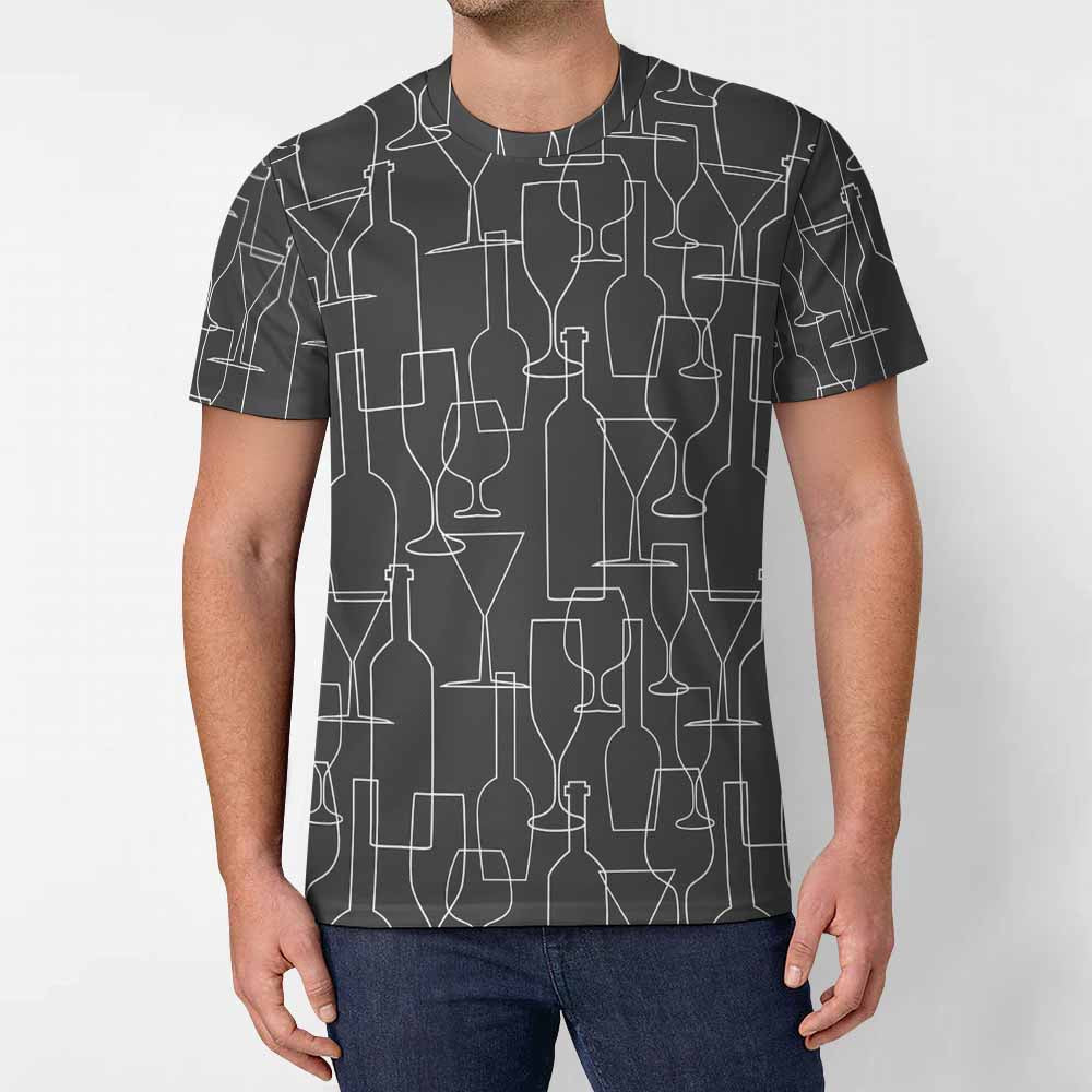 T shirt tee shirt homme imprim allover OMDT01 personnalis avec