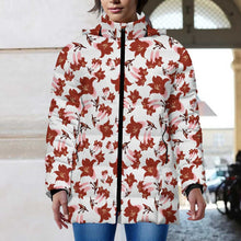 Charger l&#39;image dans la galerie, Veste matelassée zippée en coton pour femme MWL516 personnalisé avec photo texte prénom (conception une image)
