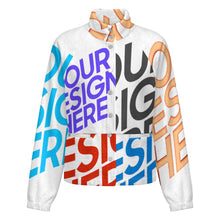 Charger l&#39;image dans la galerie, Veste col montant femme LM552 personnalisée avec prénom motif texte (conception multi-images)
