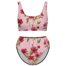 Charger l'image dans la galerie, Bikini Sportif Personnalisé Deux Pièces Taille Mi-Haute

