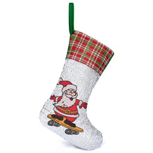 Charger l&#39;image dans la galerie, Chaussette de Noël Personnalisée | Magie des Paillettes Réversibles
