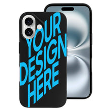 Charger l&#39;image dans la galerie, Étui de protection pour téléphone portable Apple iPhone 16 série en cuir TPU personnalisé avec photo texte prénom
