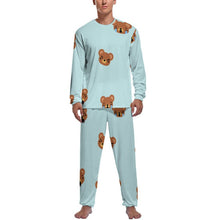 Charger l'image dans la galerie, Pyjama Homme Personnalisé | Ensemble Moderne en Tissu Soyeux
