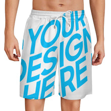 Charger l&#39;image dans la galerie, Pantalon de survêtement à cordon de serrage pour homme Short de sport ample LM133 personnalisé avec photo texte prénom (conception une image)
