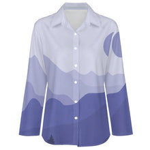 Charger l'image dans la galerie, Chemise Longue Coton Personnalisable Ourlet Asymétrique Femme
