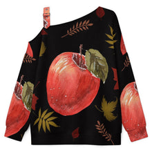 Charger l'image dans la galerie, Off-the-shoulder Sweater Red Apple
