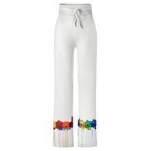 Charger l'image dans la galerie, Pantalon Yoga Droit Confortable : Pantalon Détente Taille Élastique
