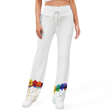 Charger l'image dans la galerie, Pantalon Yoga Droit Confortable : Pantalon Détente Taille Élastique
