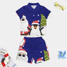 Charger l&#39;image dans la galerie, Ensemble Plage Enfant Personnalisable | Chemise &amp; Short Assortis
