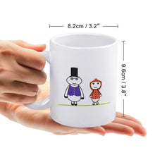 Charger l'image dans la galerie, Mug Céramique Blanc Personnalisé : Tasse Bureau Minimaliste (350ml)

