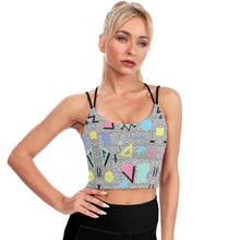 Charger l'image dans la galerie, Débardeur Yoga Court avec Brassière : Crop Top Sport Rembourré
