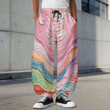 Charger l'image dans la galerie, Pantalon Jogging Homme Maille Gaufrée Personnalisable à Bas Resserré
