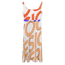 Charger l&#39;image dans la galerie, Robe sans manches femme LYQ121 personnalisée avec prénom motif texte (conception multi-images)
