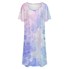 Charger l&#39;image dans la galerie, Tunique Longue Femme Personnalisable | Robe T-Shirt Confortable
