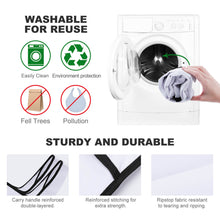 Charger l&#39;image dans la galerie, Sac pliable / Cabas de courses pliable XB0601017 personnalisée avec prénom motif texte (conception multi-images)
