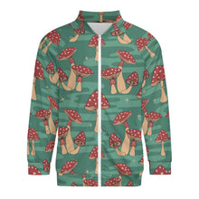 Charger l'image dans la galerie, Veste Zippée Col Rond Personnalisée | Style Bomber &amp; Manches Raglan
