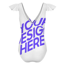 Charger l'image dans la galerie, Maillot de bain 1 pièce pour femme 294340 Personnalisé à Volants avec photo logo motif texte (conception une image)

