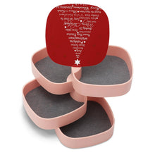 Charger l&#39;image dans la galerie, Boîte à Bijoux Rotative Personnalisée | Tour de Rangement 4 Étages
