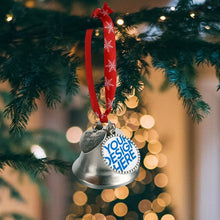 Charger l&#39;image dans la galerie, Cloche de noël décorations d&#39;arbre de noël pendentif cloche en métal ornements suspendus personnalisé avec photo motif texte
