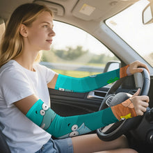 Charger l&#39;image dans la galerie, Manchons Glacés Anti-UV Personnalisables | Protection Peau Fraîche
