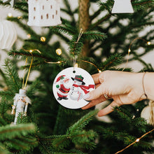 Charger l&#39;image dans la galerie, Ornement de Noël en Céramique Personnalisé | Boule avec Photo
