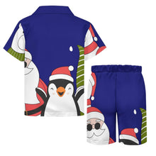 Charger l&#39;image dans la galerie, Ensemble Plage Enfant Personnalisable | Chemise &amp; Short Assortis
