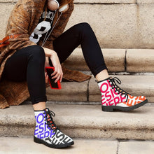 Charger l&#39;image dans la galerie, Bottes Winter Martin unisexes - Bottes entièrement imprimées XM6205010 personnalisée avec prénom motif texte
