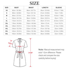 Charger l&#39;image dans la galerie, Robe chemisier à manches courtes pour femme LM448 personnalisé avec photo texte prénom
