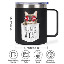 Charger l'image dans la galerie, Mug Isotherme Personnalisé 12oz en Acier Inoxydable
