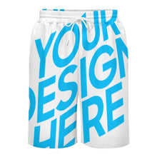 Charger l&#39;image dans la galerie, Pantalon de survêtement à cordon de serrage pour homme Short de sport ample LM133 personnalisé avec photo texte prénom (conception une image)
