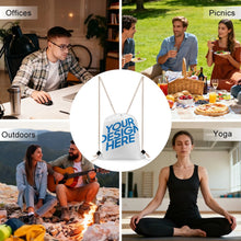 Charger l&#39;image dans la galerie, Sac à dos à cordon en toile XB0604196 personnalisée avec prénom motif texte
