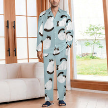 Charger l'image dans la galerie, Pyjama Homme Personnalisé | Ensemble Chic Style Col Cubain
