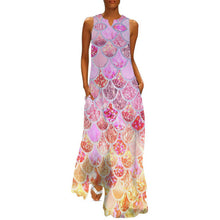 Charger l'image dans la galerie, Robe Longue Sans Manches Femme : Maxi Dress Coupe Colonne
