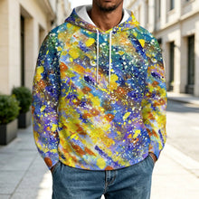 Charger l'image dans la galerie, Hoodie with Raglan Sleeves Colorful Splash Ink
