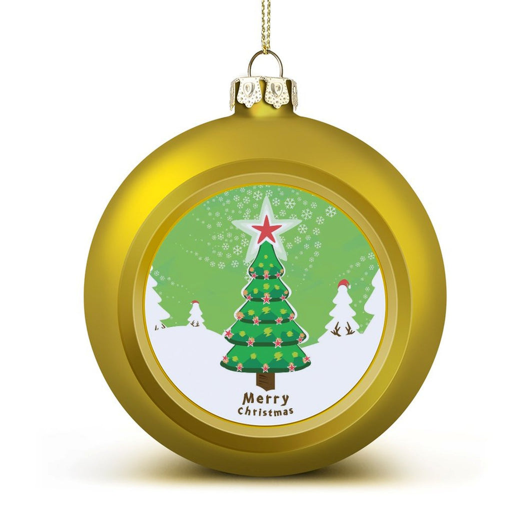 Petite Boule de Noël Personnalisée | Créez Votre Souvenir Unique