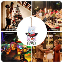 Charger l&#39;image dans la galerie, Décoration de Noël en Bois | Panneau Bonhomme de Neige à Personnaliser
