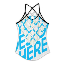 Charger l&#39;image dans la galerie, Débardeur femme TXLD dos losange creux gilet ZTJJ personnalisée avec prénom motif texte (conception multi-images)
